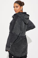 Load image into Gallery viewer, Mixed Feelings Washed Corduroy Jacket - Charcoal
