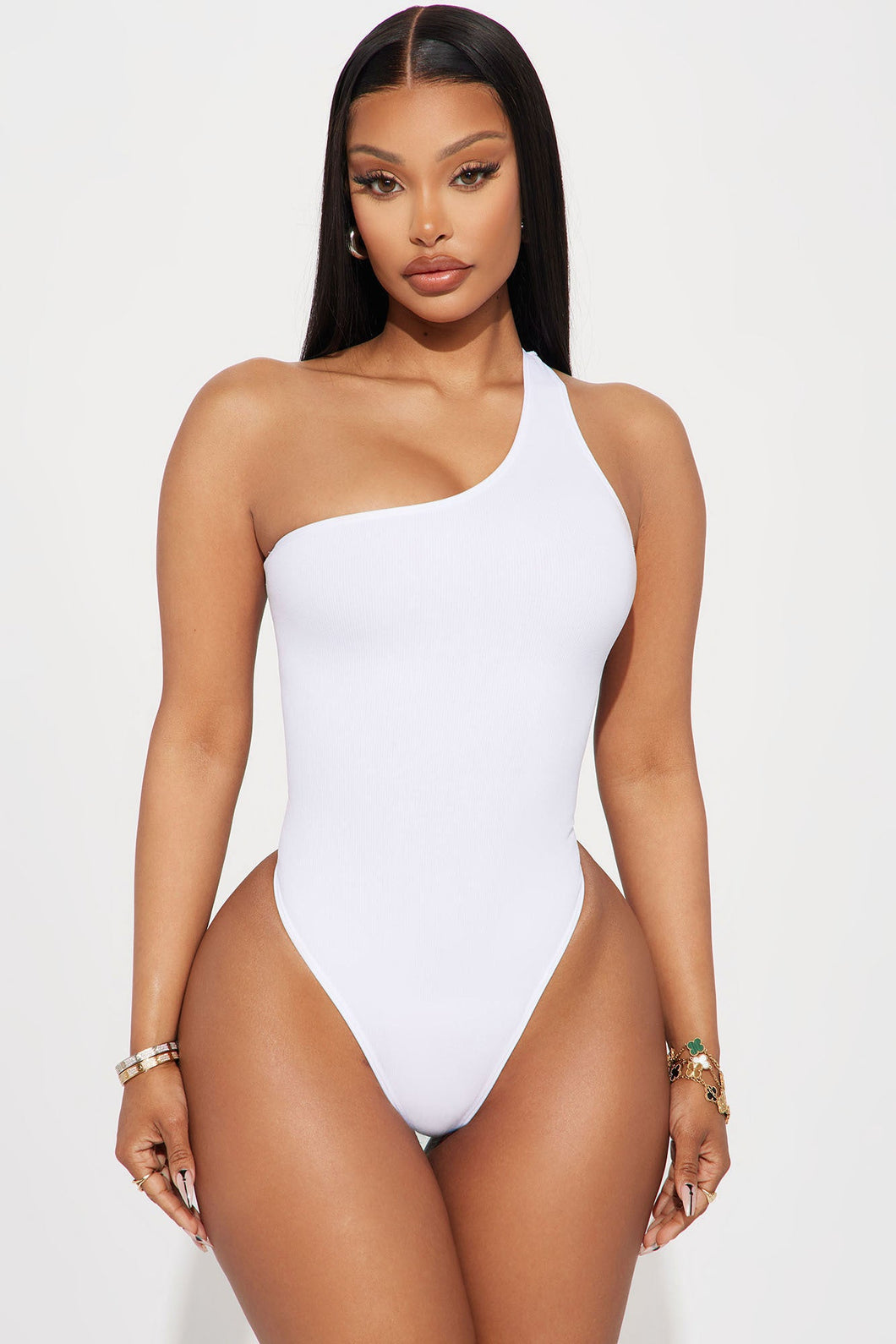 Its Giving Seamless Bodysuit - White