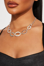 Load image into Gallery viewer, Linking Up Later Necklace - Silver
