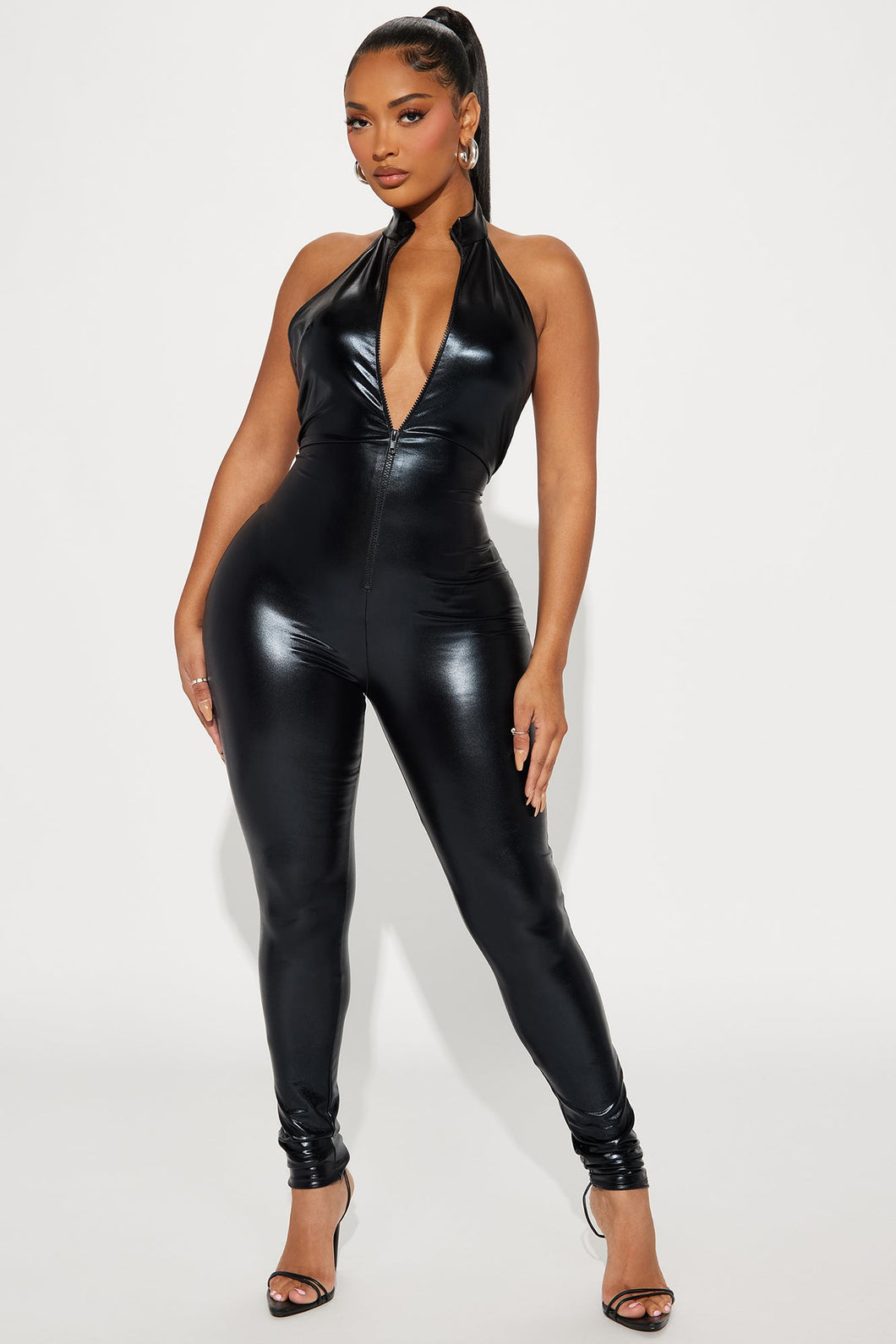 Wasted Times Jumpsuit - Black