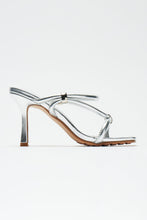 Load image into Gallery viewer, Harlie Slingback Heeled Sandals - Silver
