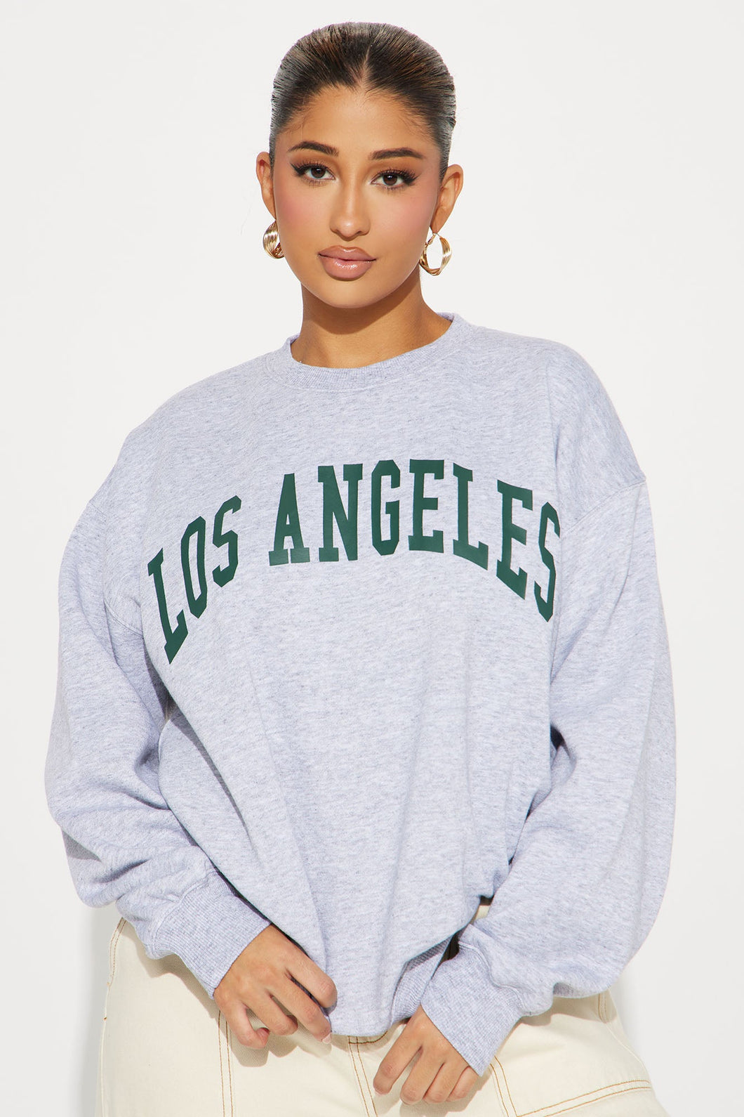 No Place Like LA Sweatshirt - Heather Grey