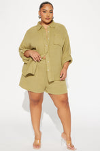 Load image into Gallery viewer, Unforgettable Washed Short Set - Olive
